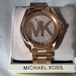 Michael Kors Rose Gold Crystal Watch